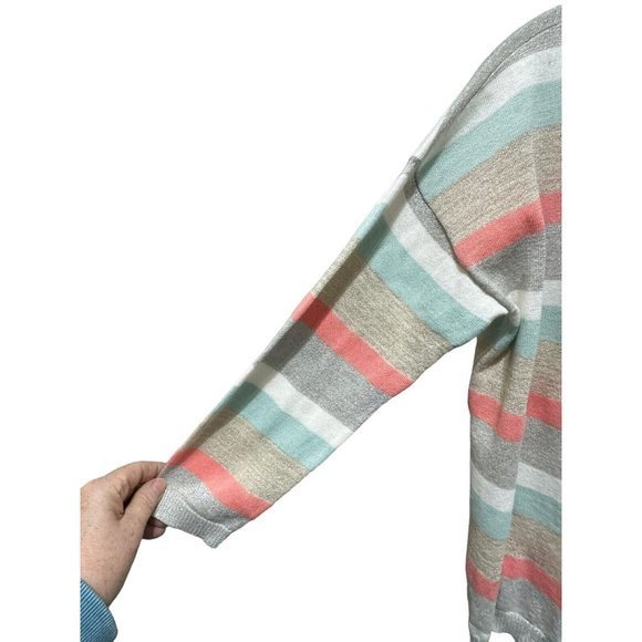 Loft Linen Blend Sweater Womens Medium Classic Timeless Chic Dainty Feminine - Picture 4 of 5
